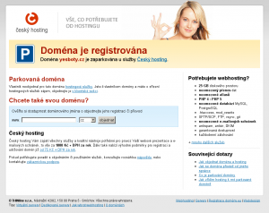Vzled internetové stránky obchodu YesBoty.cz